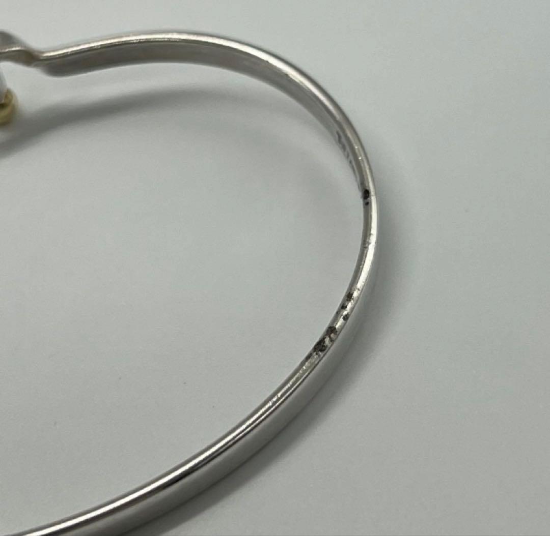 【本日まで】ティファニー TIFFANY フックアンドアイバ ングル シルバー