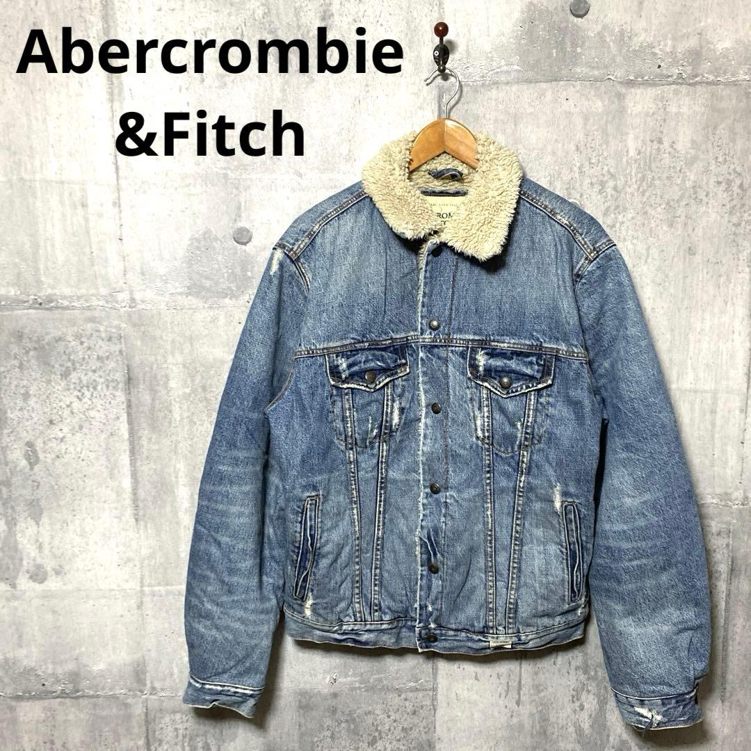 Abercrombie&Fitch アバクロ メンズ デニムボアジャケット L - メルカリ