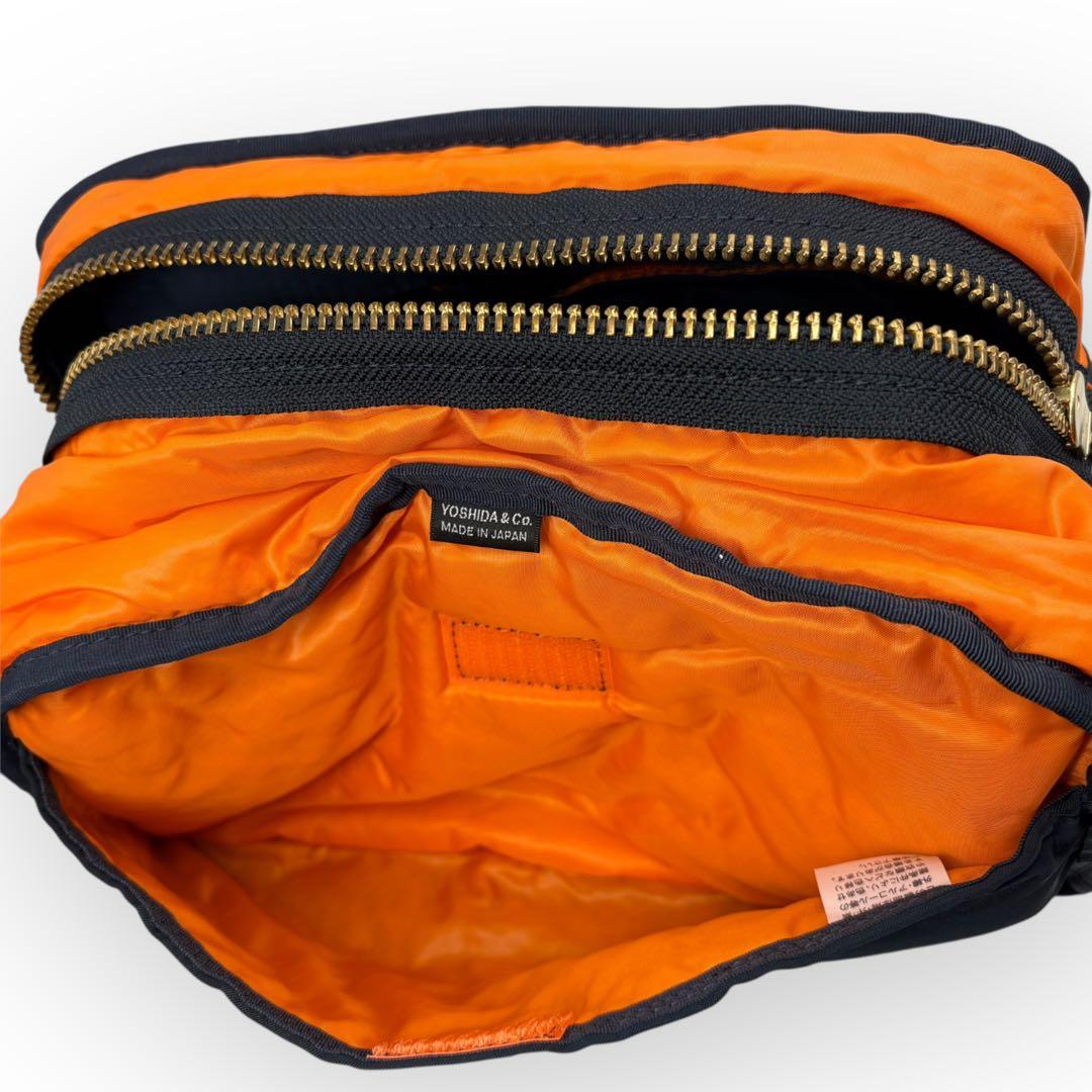 【未使用級・現行】PORTERポーター タンカー ウエストバッグ アイアンブルー