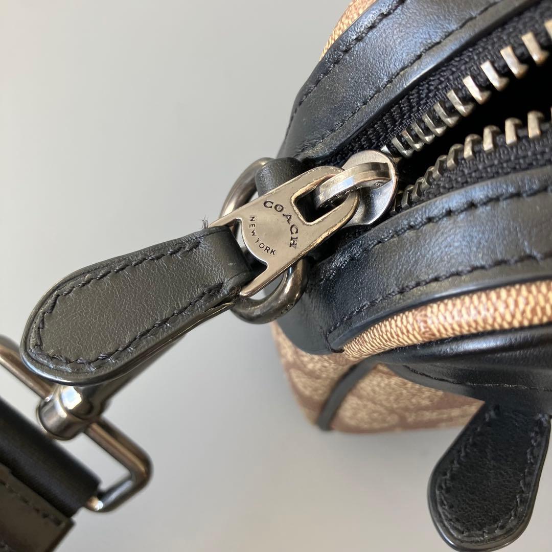 ◆美品 COACH コーチ ショルダーバッグ F50715 シグネチャー