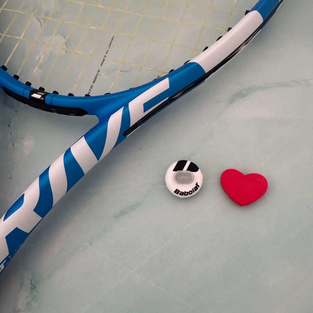 極美品】 バボラ PURE DRIVE TEAM G2 ケース & 振動止2個 バボラ ピュア