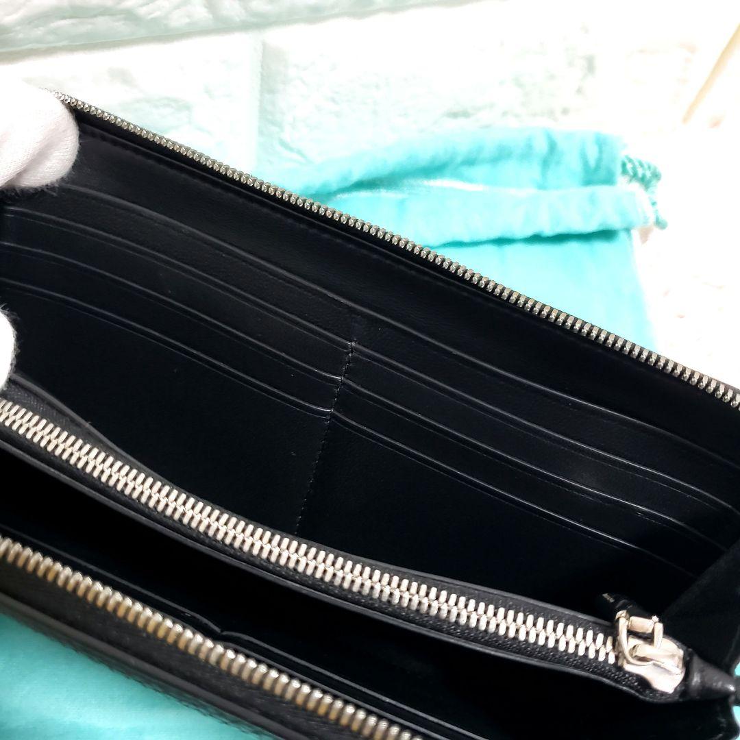 ティファニー リターントゥティファニー ラウンドジップウォレット 長財布 極美品
