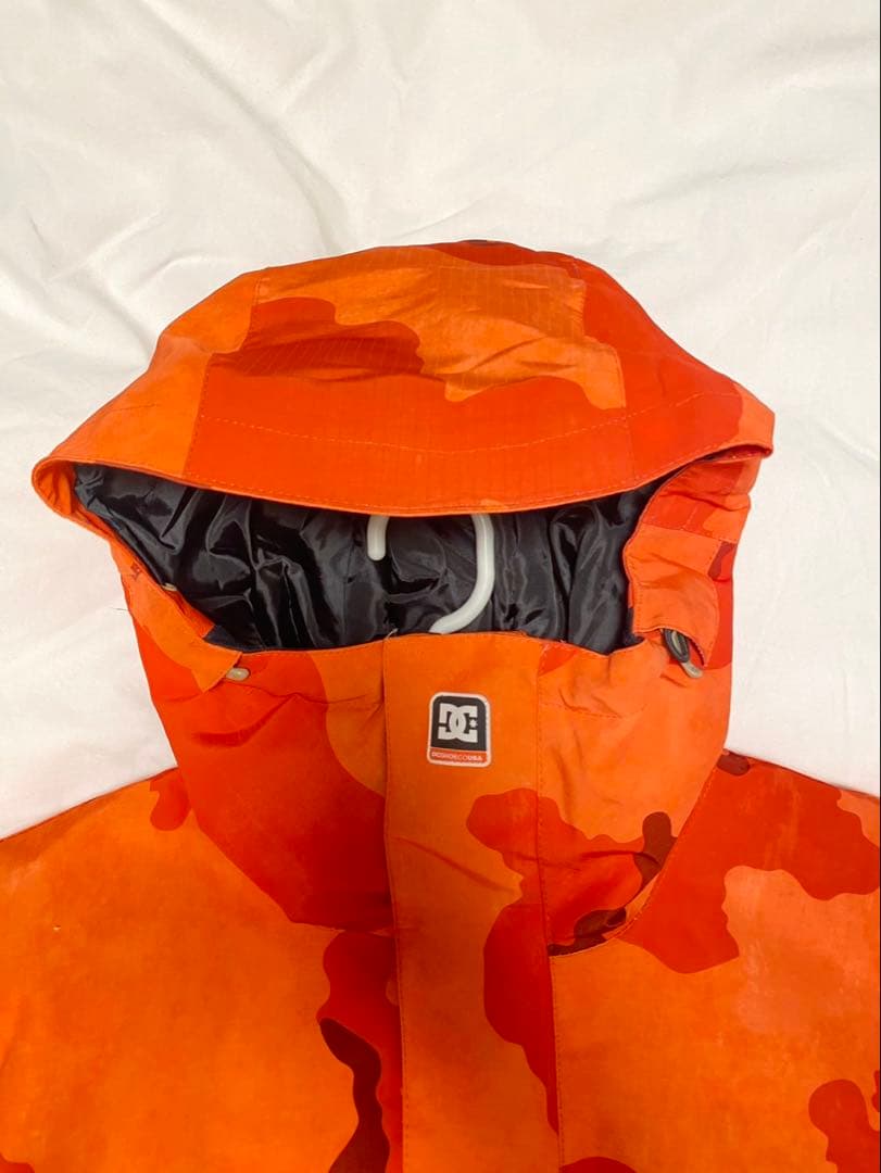 DC スノーボードジャケット オレンジ迷彩