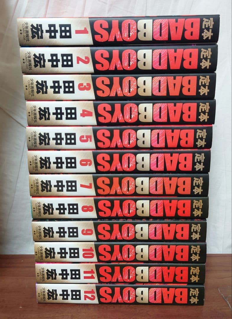 定本 BAD BOYS 全12巻セット 田中宏 楽天市場】【漫画】【中古】BAD BOYS ＜1〜22巻完結＞ 田中宏 【全巻