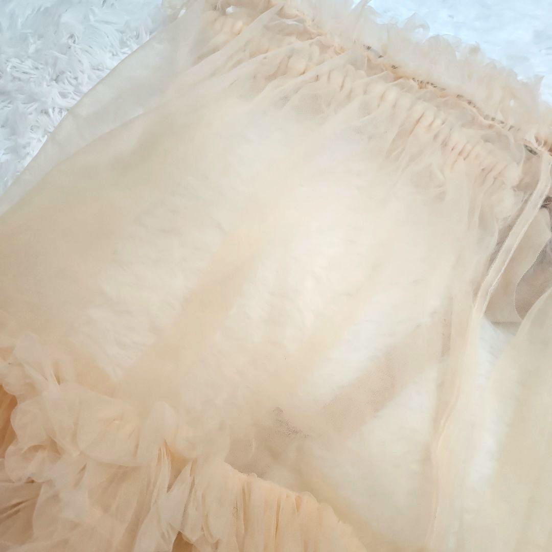 【VIVIANO】 STUDIOUS 3WAY レイヤード チュール スカート