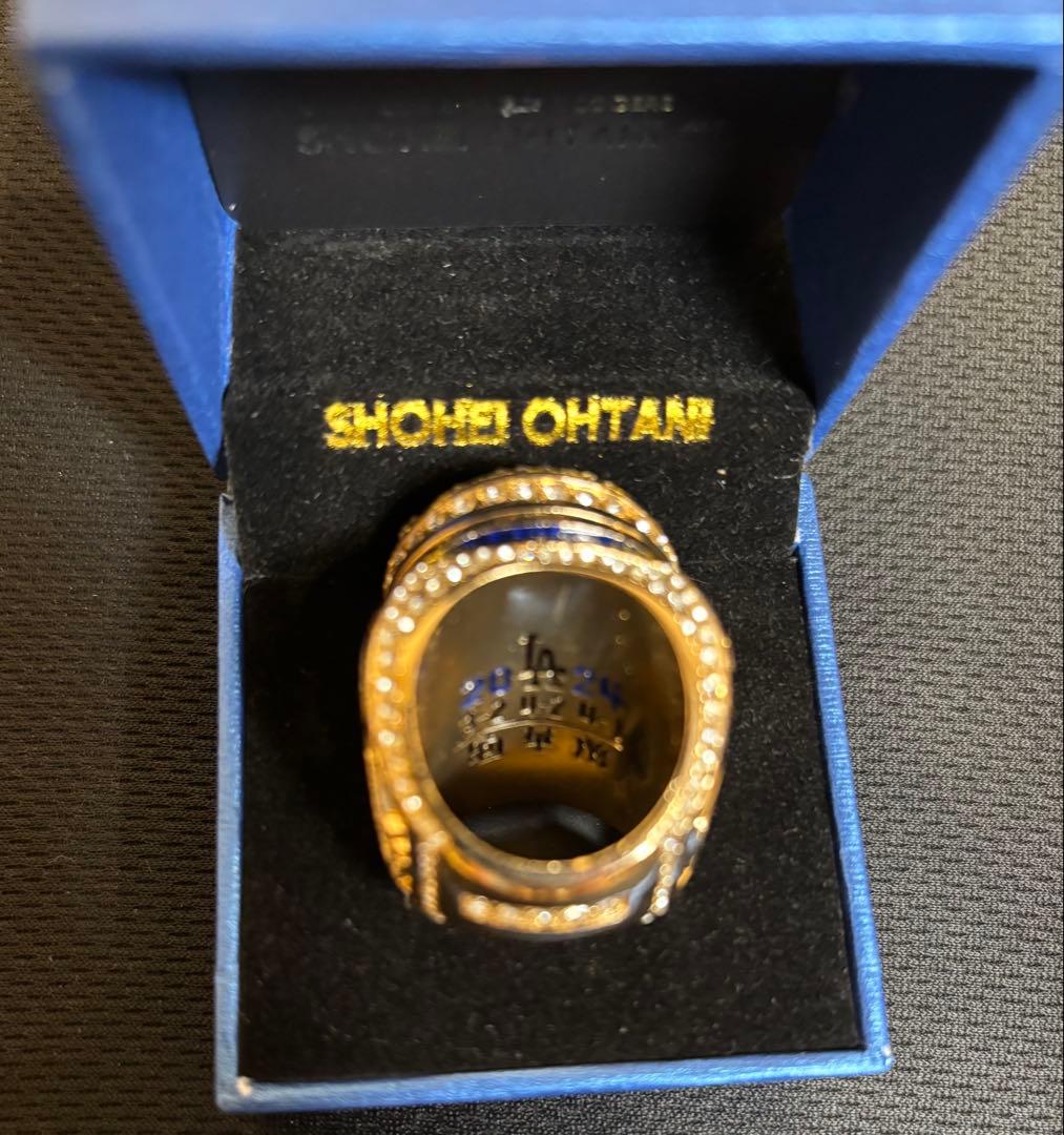 大幅値下⭐️非売品⭐️大谷翔平チャンピオンリング&ワールドチャンピオンミニトロフィー