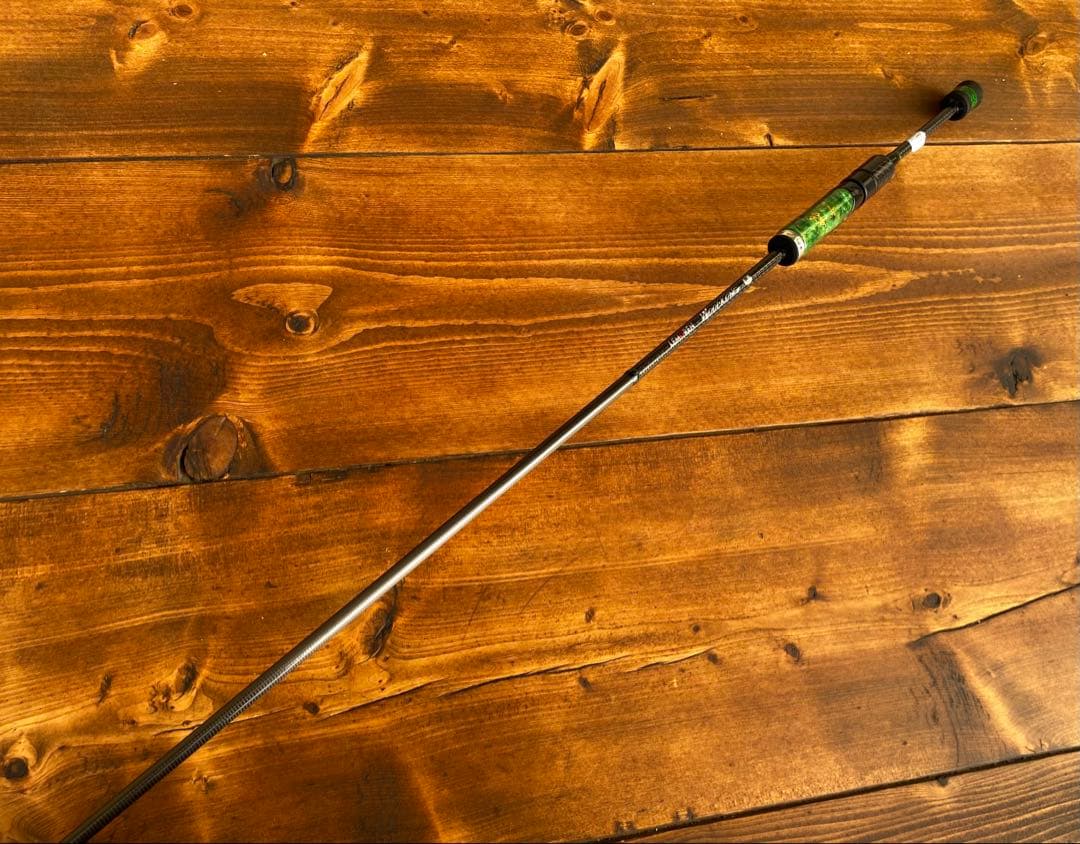 スピニングロッド S662L バスロッド バス釣り トラウト ウッドグリップ