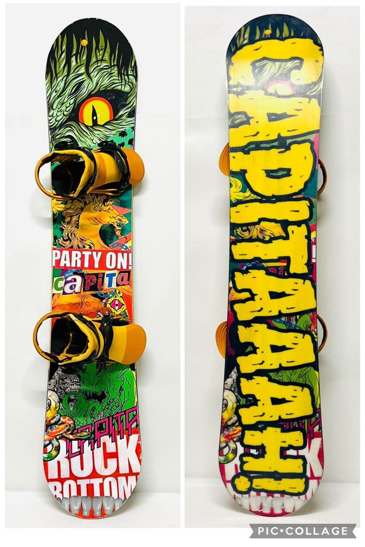 キャピタ　スノーボード　セット　スノボ　フラックス　ビンディング　CAPITA