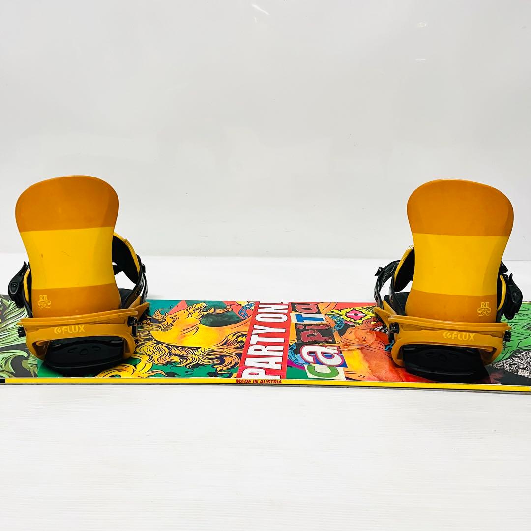 キャピタ　スノーボード　セット　スノボ　フラックス　ビンディング　CAPITA