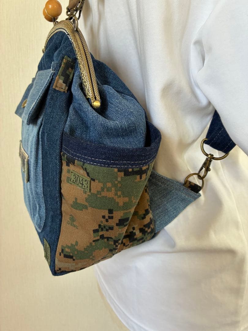 がま口リュック