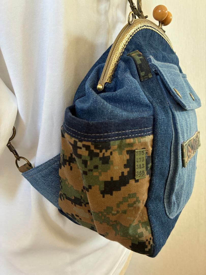 がま口リュック