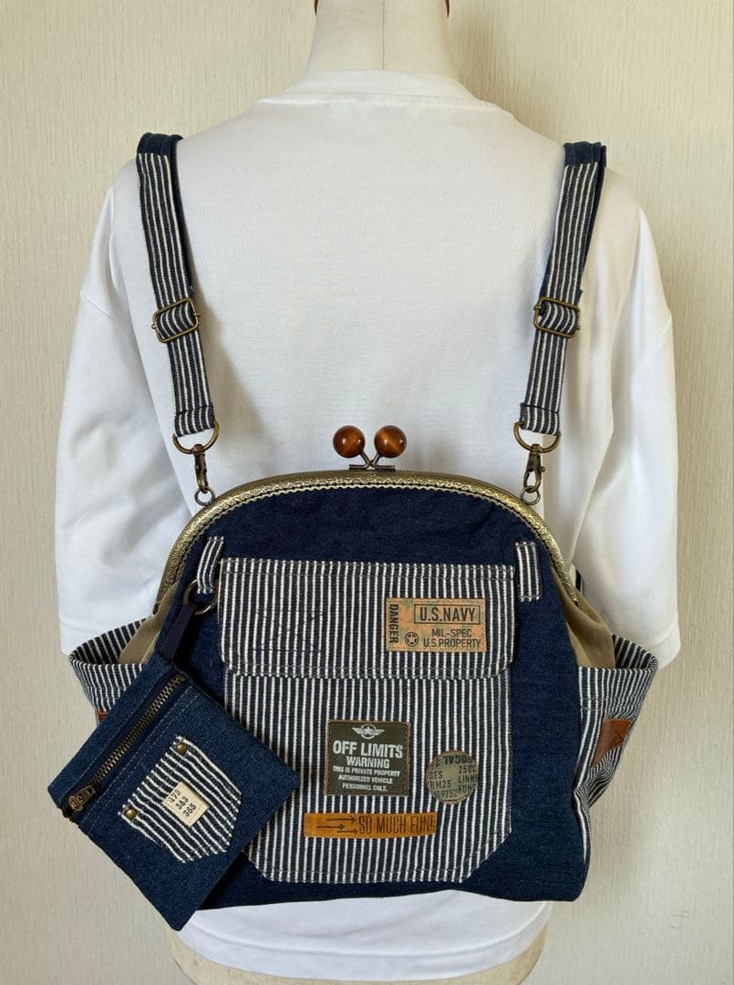 がま口リュック