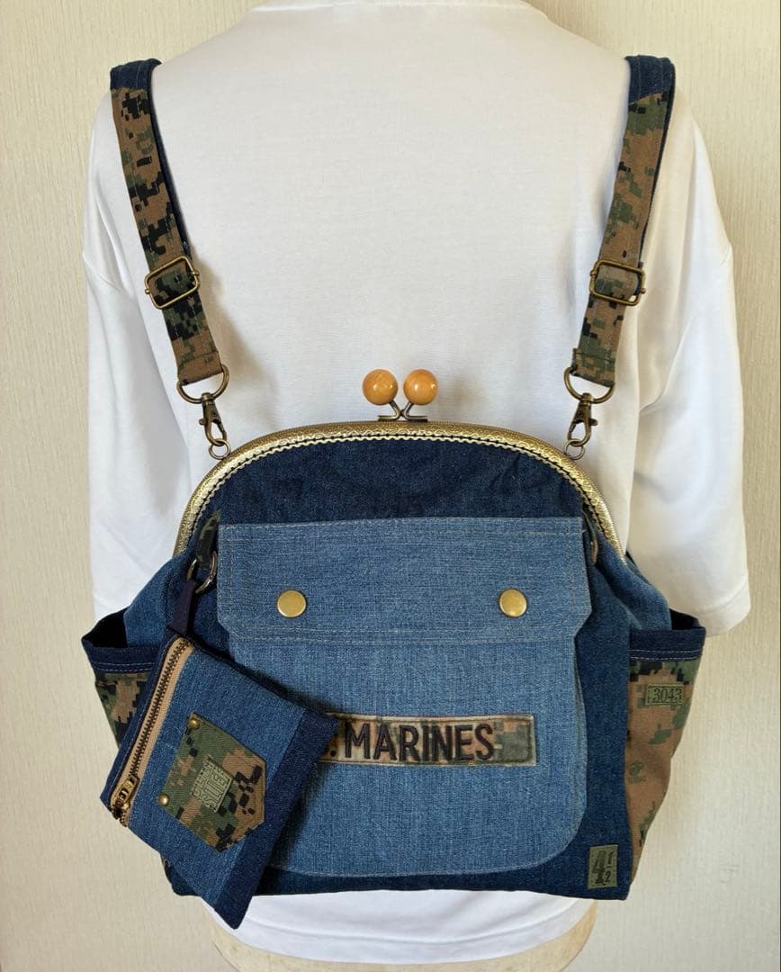 がま口リュック