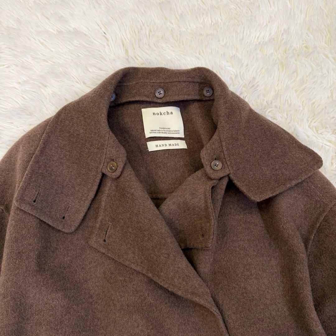 ジャケット・アウター nokcha original HAND MADE long coat moca