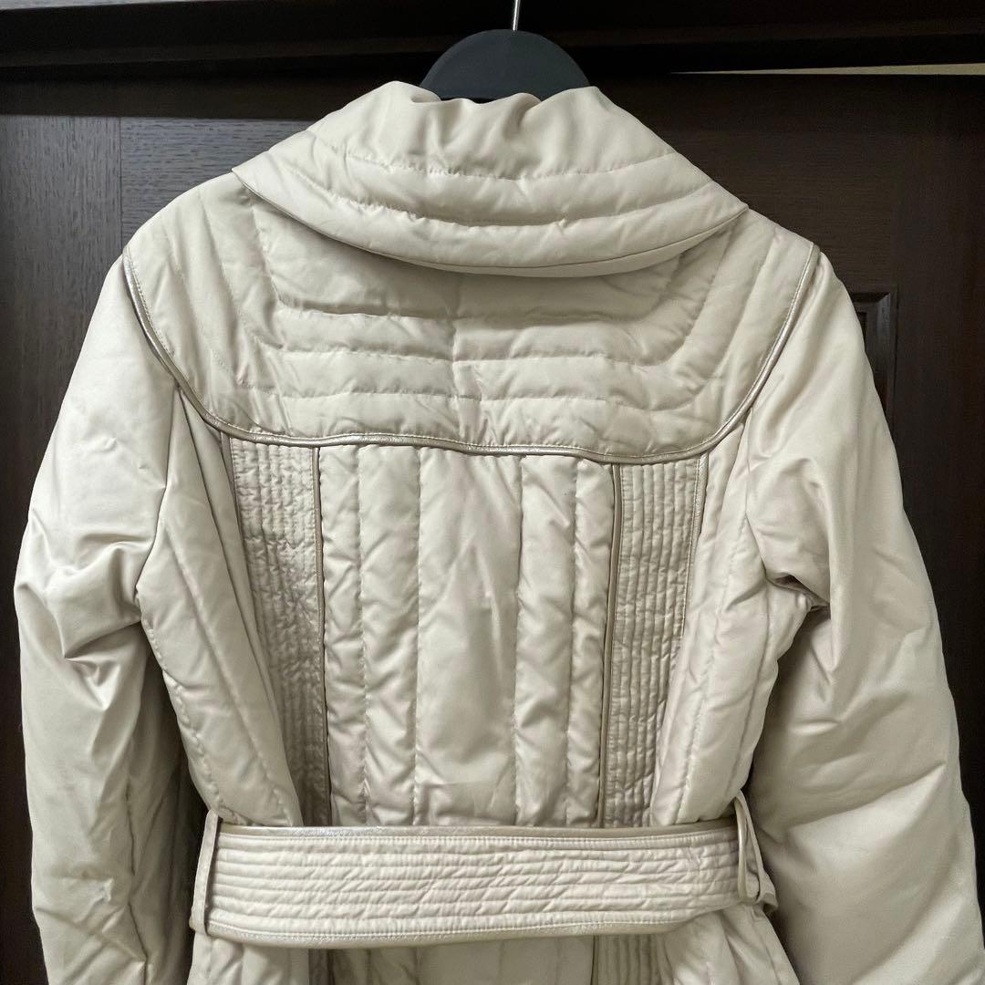 定価136,500円のフォックスファー取り外せる高級ダウンコート ベージュ 新品