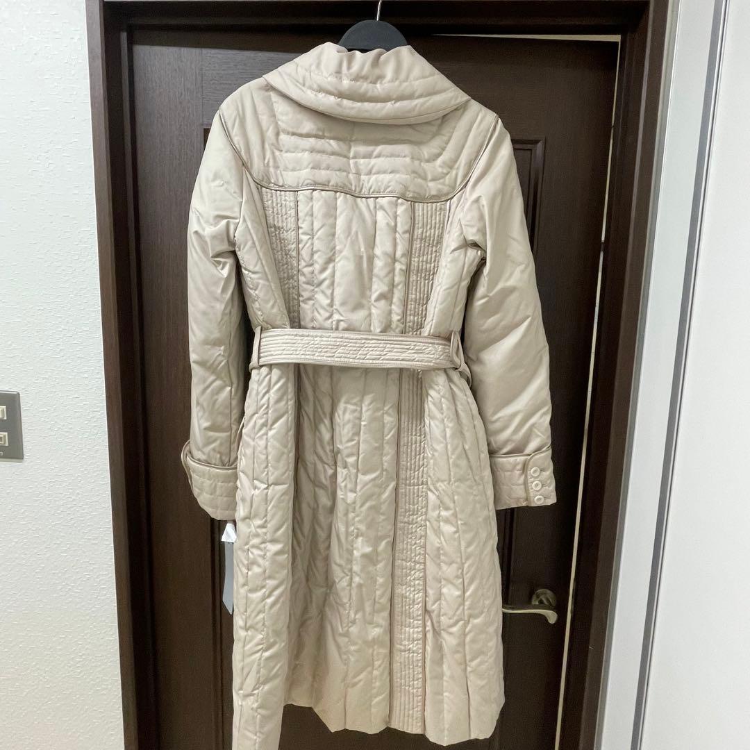 定価136,500円のフォックスファー取り外せる高級ダウンコート ベージュ 新品