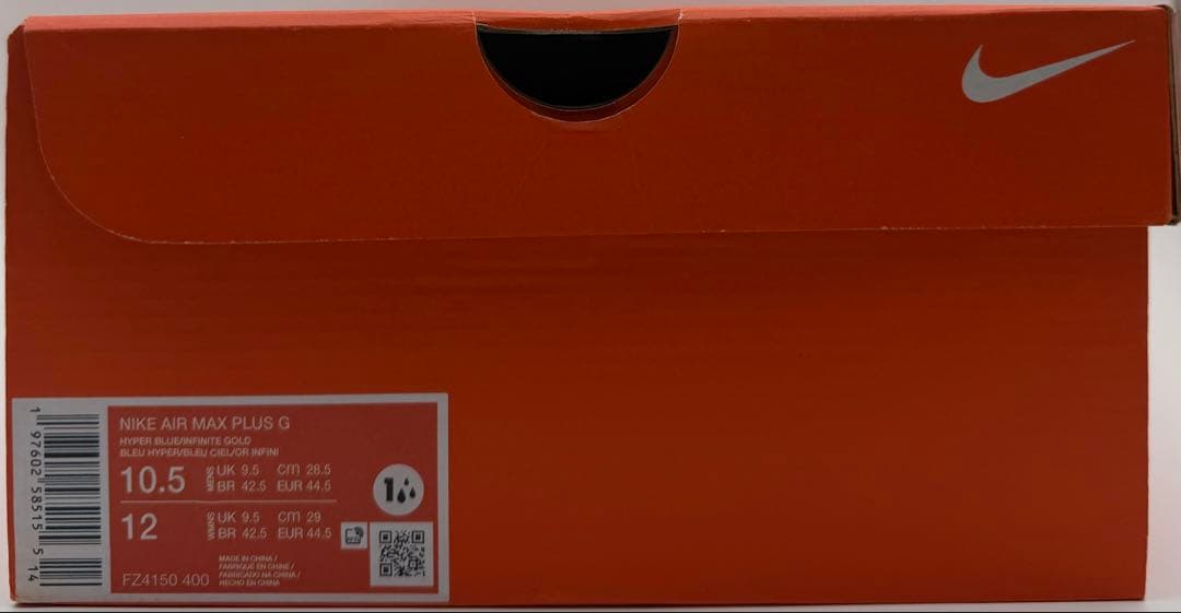 ナイキ AIR MAX PLUS G エアマックスプラス ゴルフ 28.5cm