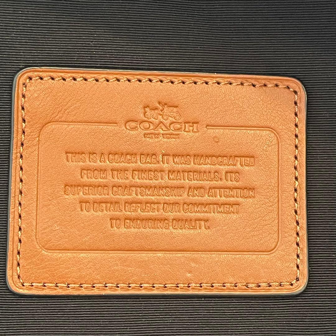 COACH F71751 レザー ボディバッグ サドルブラウン 本革