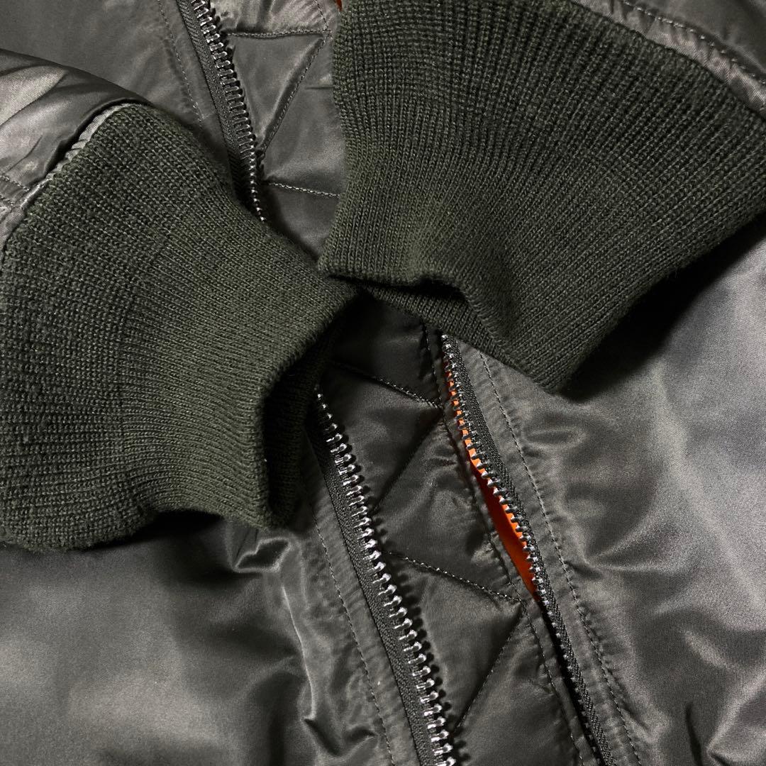 アルファインダストリー MA1 フライトジャケット XL セージグリーン