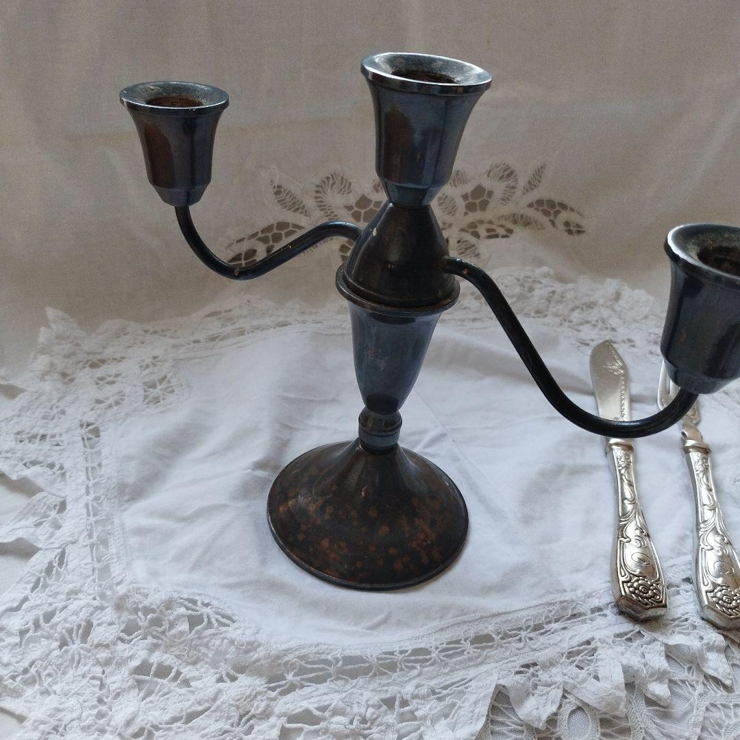 アメリカ製 Duchin Creation スターリングキャンドルスタンド