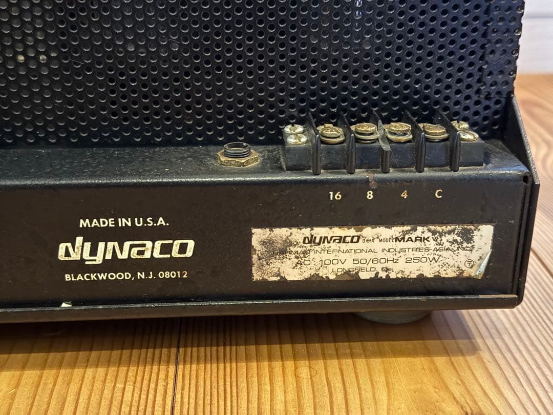 ① DYNACO Mark-VI ダイナコ 真空管 パワーアンプ ⚠️説明必読 ①