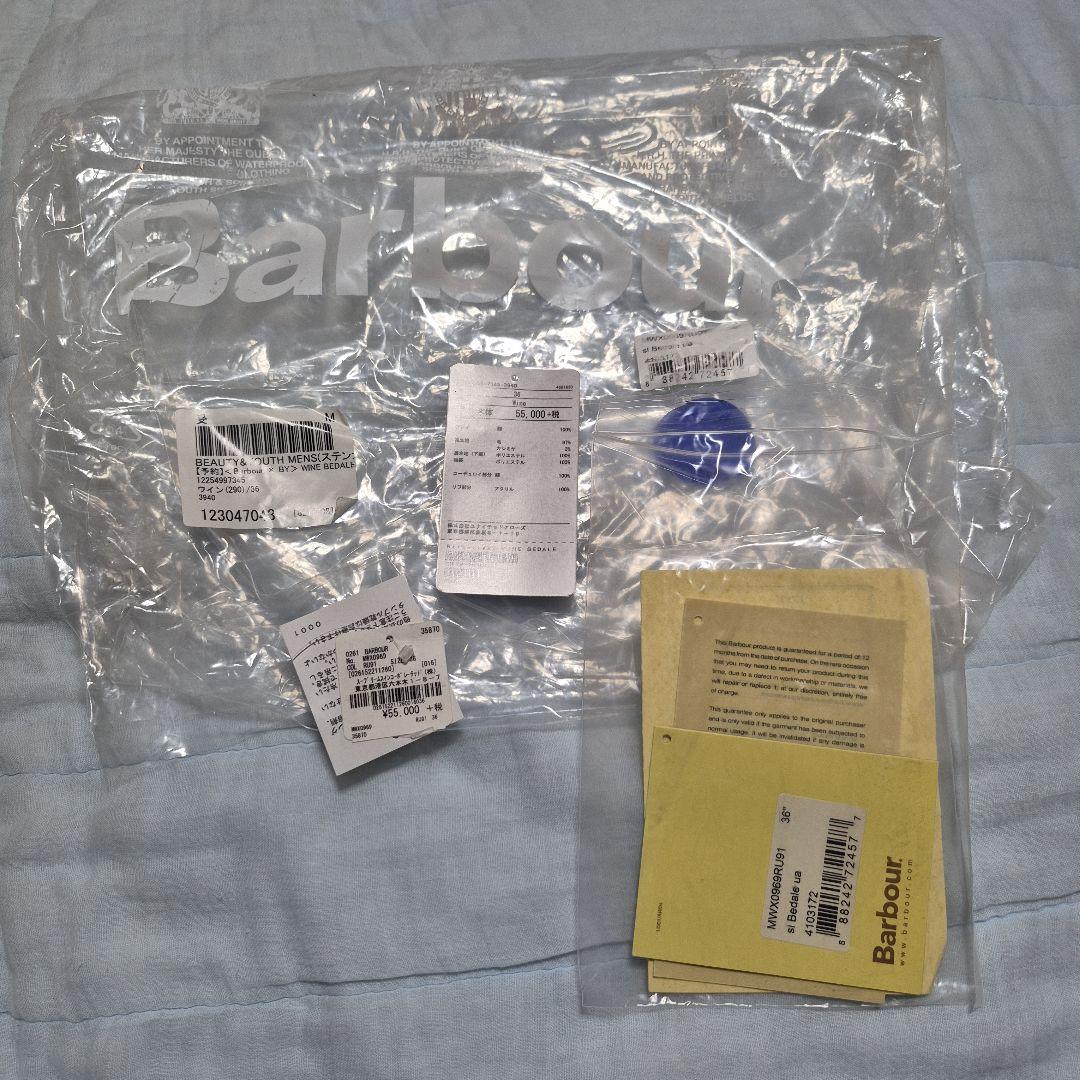 ♪お値下げ♪試着のみ超美品 Barbour × UABY BEDALE SL36