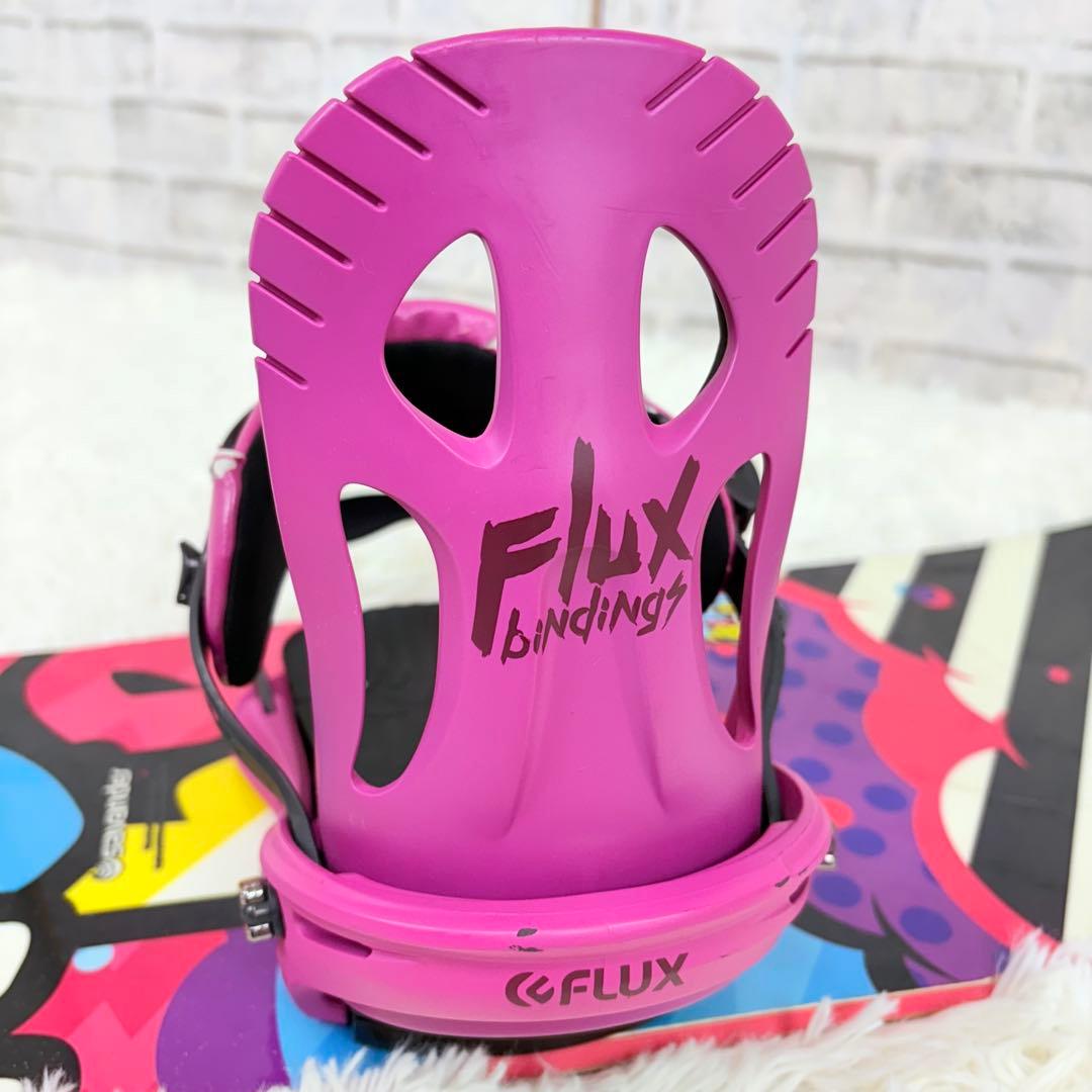 Savender スノーボード FLUX ビンディング143cm ピンク 女性
