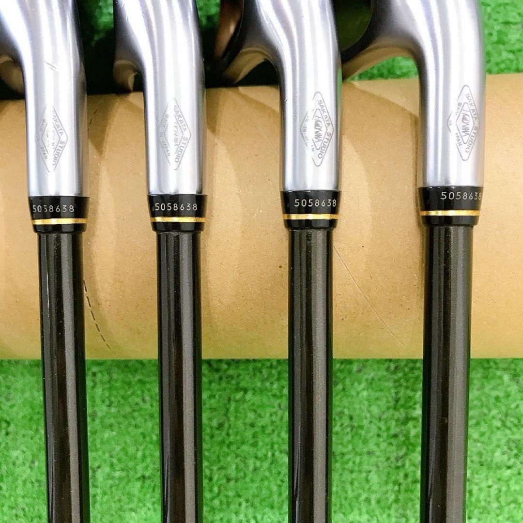 チ01★★★3星ホンマ BERES MG602 8本アイアンセット R 3S 金