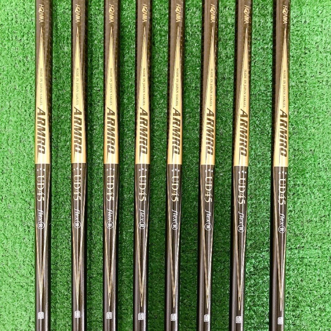 チ01★★★3星ホンマ BERES MG602 8本アイアンセット R 3S 金