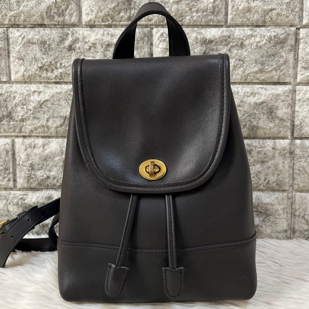 【美品】オールドコーチ　9960 グラブタンレザー　バックパック　リュック