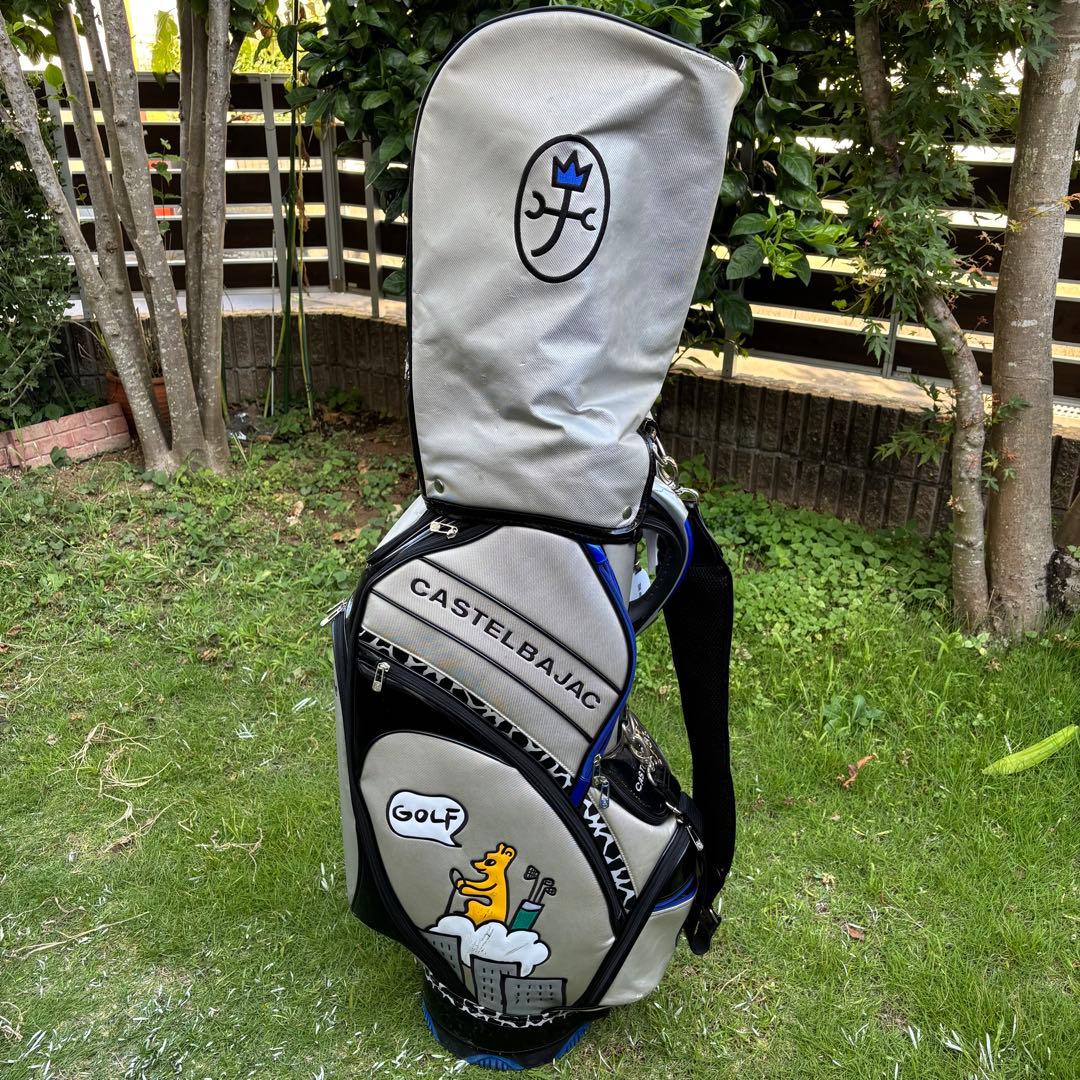 CASTELBAJAC カステルバジャック キャディバッグ シルバー おしゃれ
