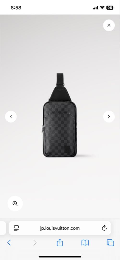 LOUIS VUITTON ダミエ ボディバッグ　N45302 美品
