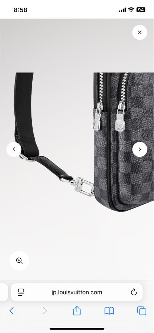 LOUIS VUITTON ダミエ ボディバッグ　N45302 美品