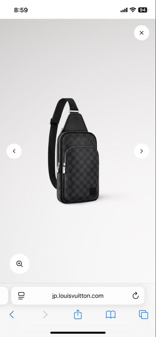LOUIS VUITTON ダミエ ボディバッグ　N45302 美品