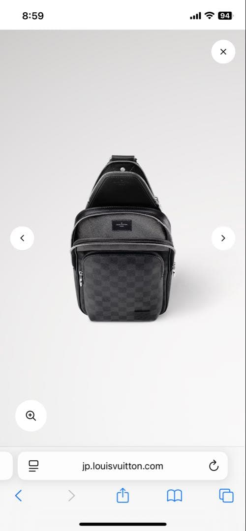 LOUIS VUITTON ダミエ ボディバッグ　N45302 美品