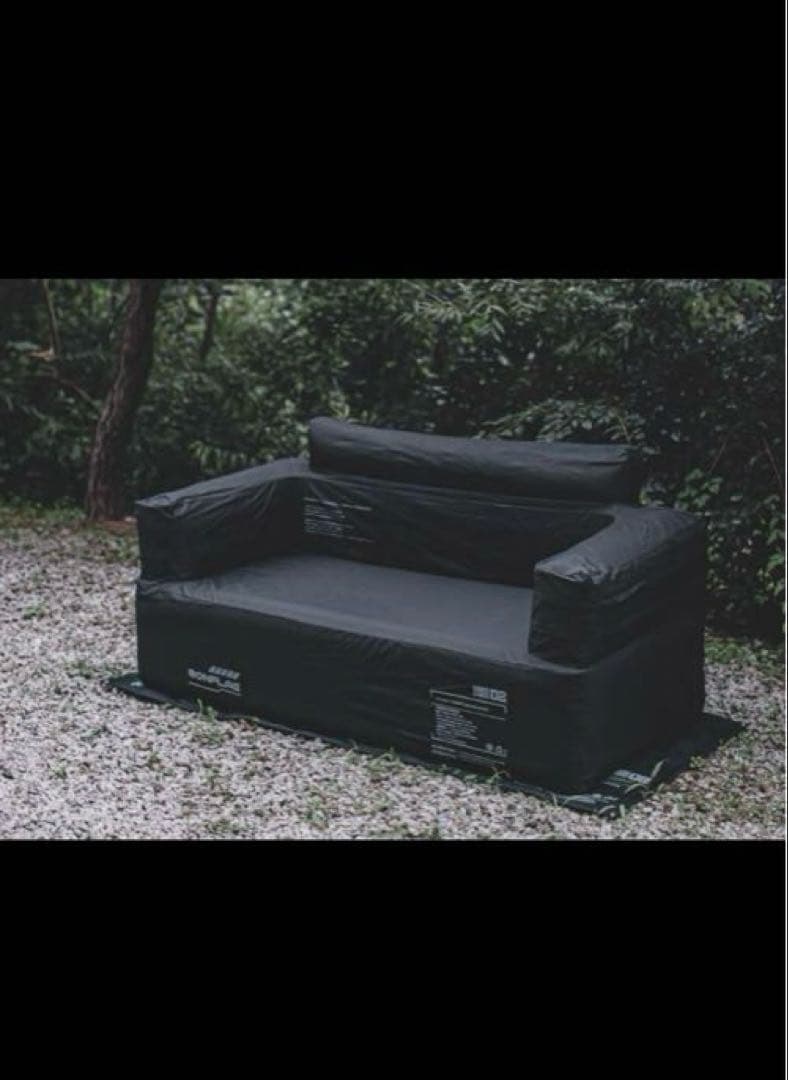 BONFLAGE ブラック エアーソファ 2人掛け