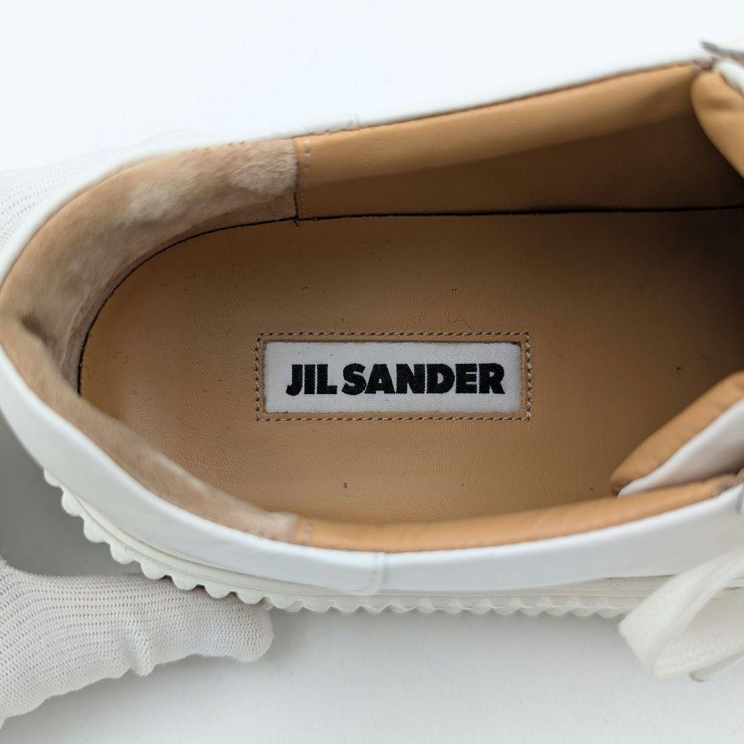 【美品】JILSANDER ジルサンダー プラットフォーム スニーカー ホワイト