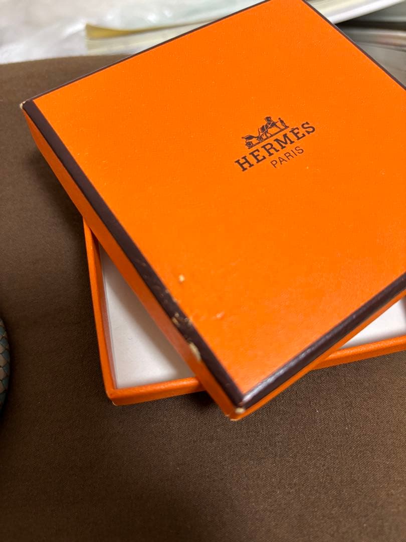 HERMES エルメス チョーカー ジャンボ 編込み 2連 ブレスレット