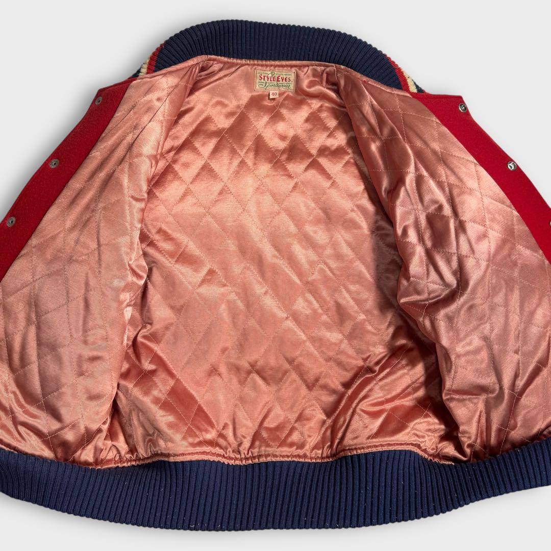 40 フルデコ 東洋エンタープライズ スタジャン レザー レッド スタイルアイズ