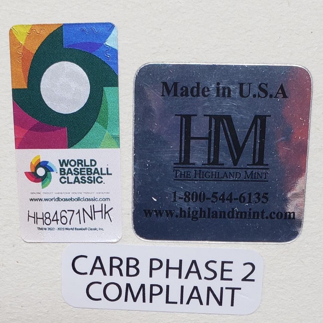 限定300個】◇2023 WBC 日本代表プレミアムフォトミント 決勝戦