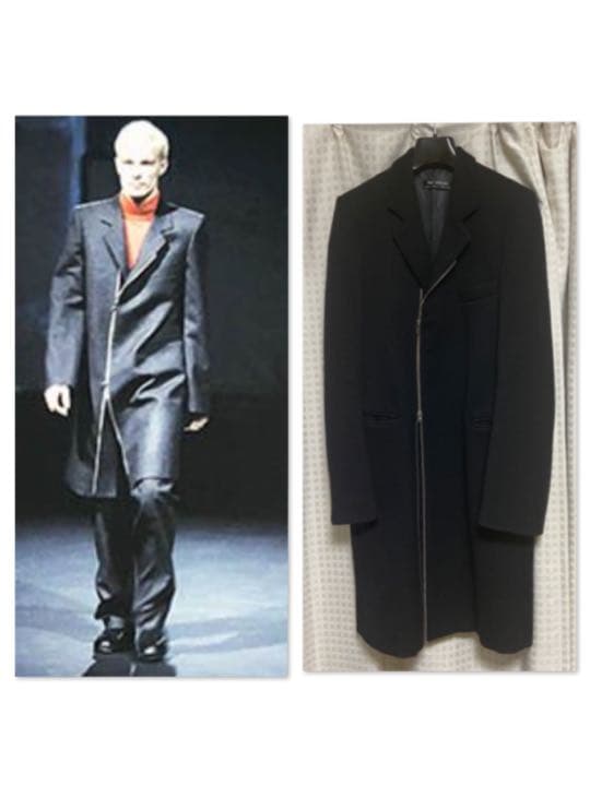 RAF SIMONS 1999-2000AW ダブルジップロングコート - メルカリ