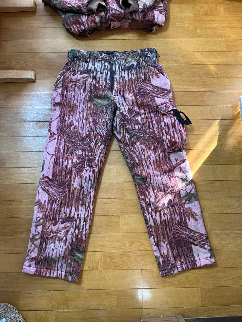 カベラスハンティング防寒着 キャンプアウトドアリアルツリーカモ上下セットアップ