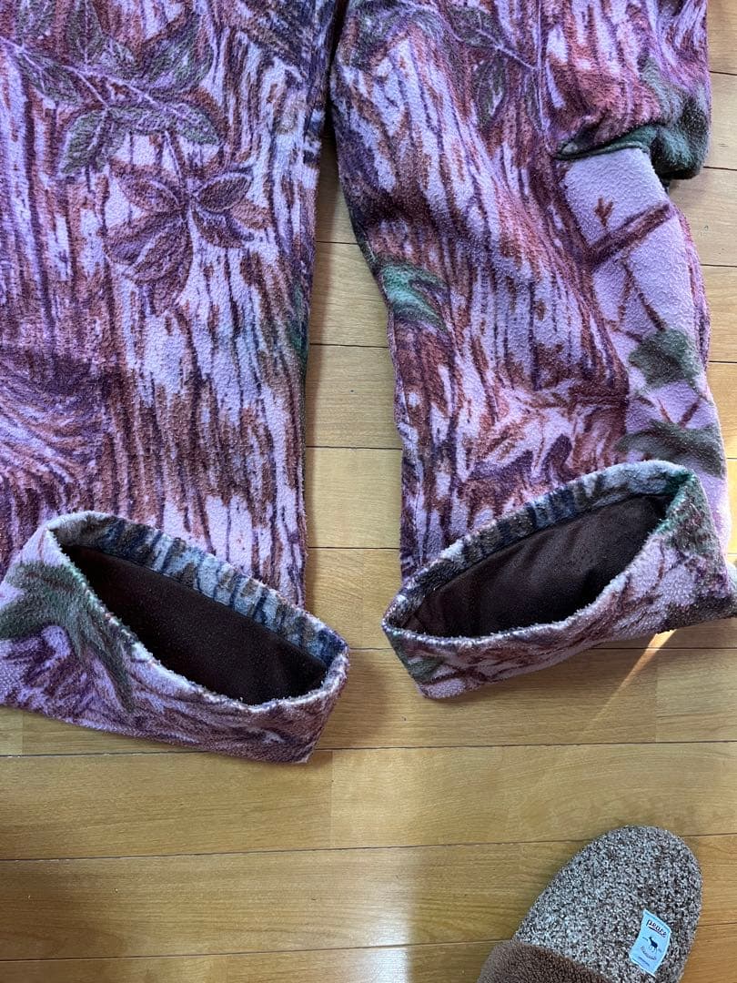 カベラスハンティング防寒着 キャンプアウトドアリアルツリーカモ上下セットアップ