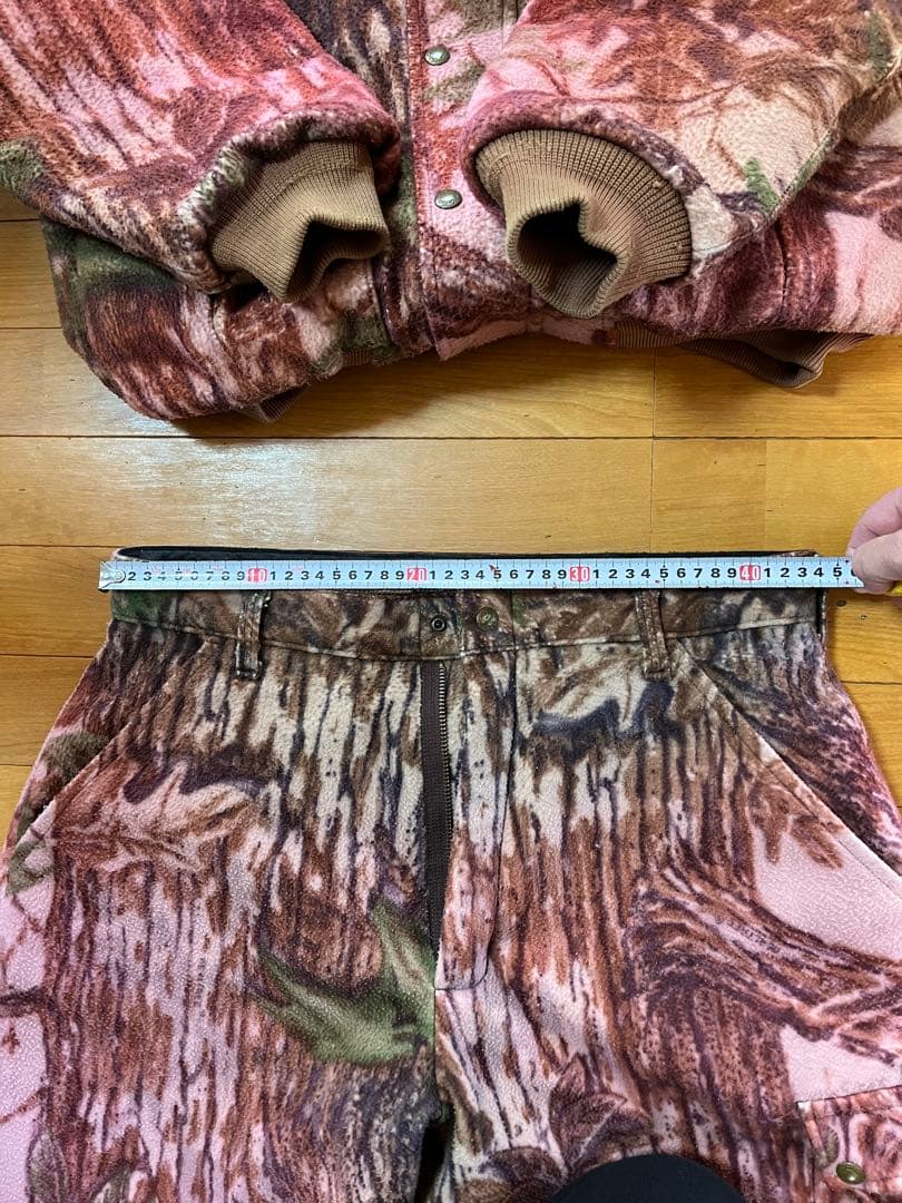 カベラスハンティング防寒着 キャンプアウトドアリアルツリーカモ上下セットアップ