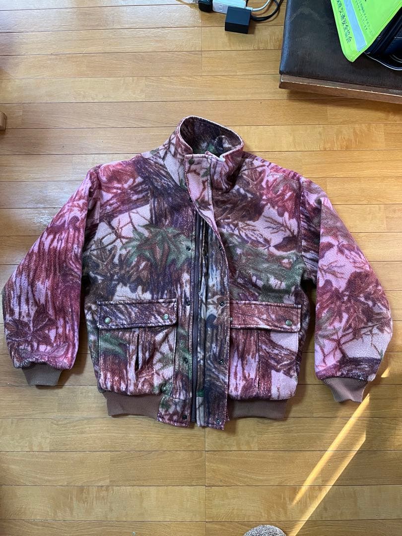 カベラスハンティング防寒着 キャンプアウトドアリアルツリーカモ上下セットアップ