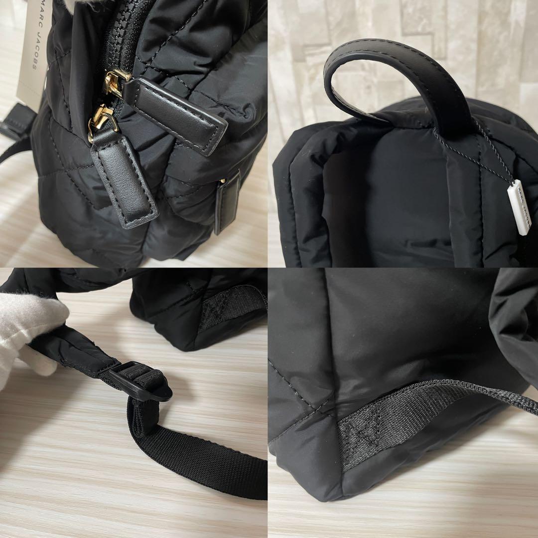 早い者勝ち！訳あり新品 MARC JACOBS バックパック キルティング 黒