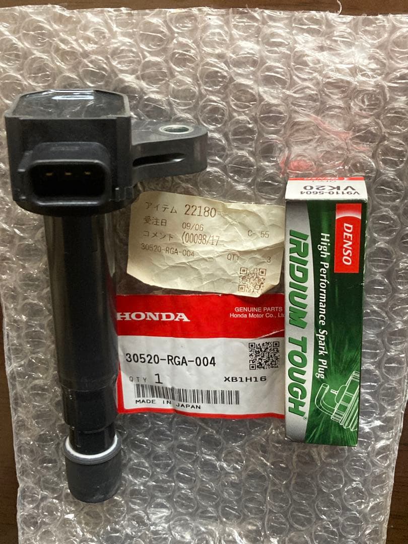 HONDA イリジウムプラグ 30520-RGA-004（イグニションコイル）