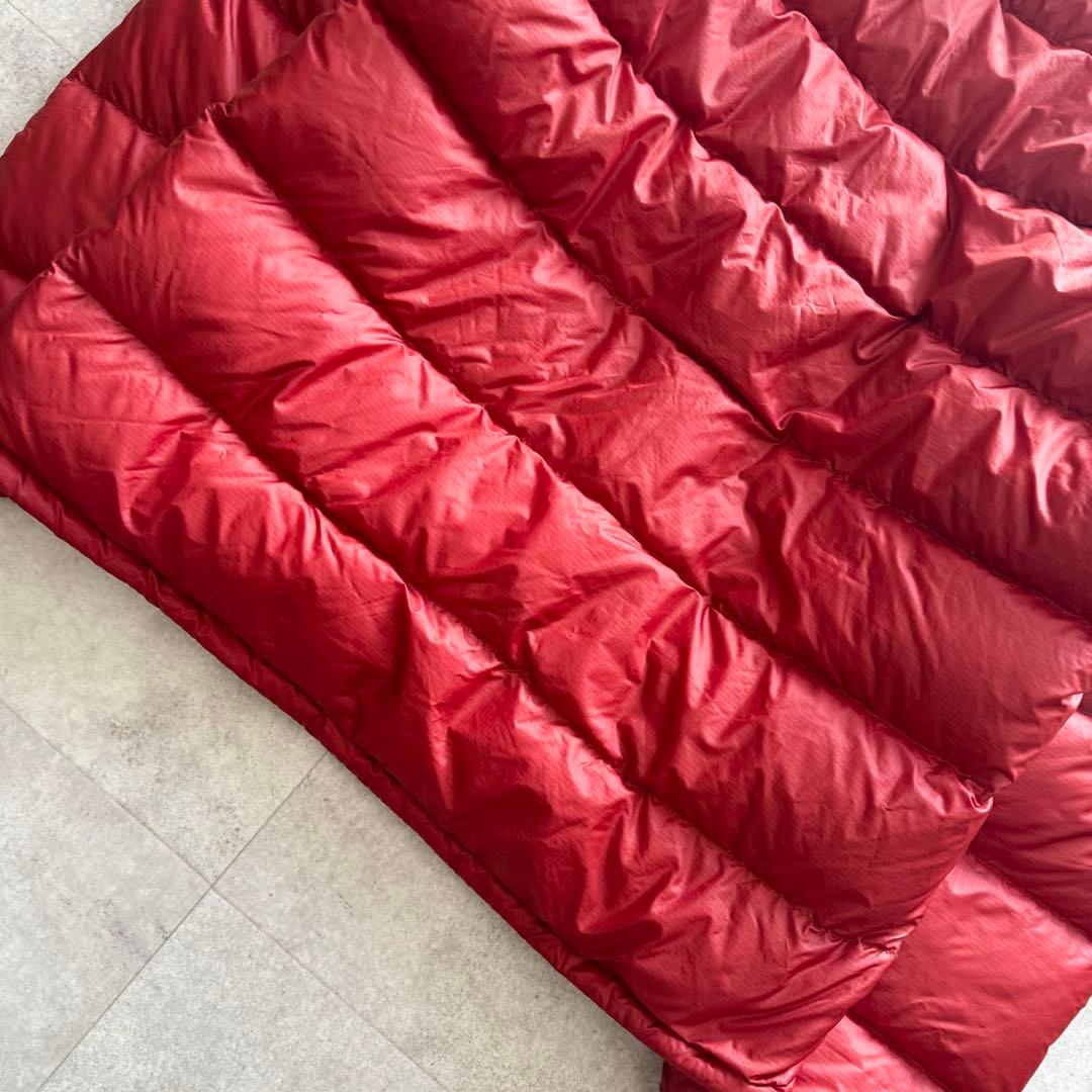 モンベル　アルパインダウンパーカ　XLサイズ　フード　赤　1101430