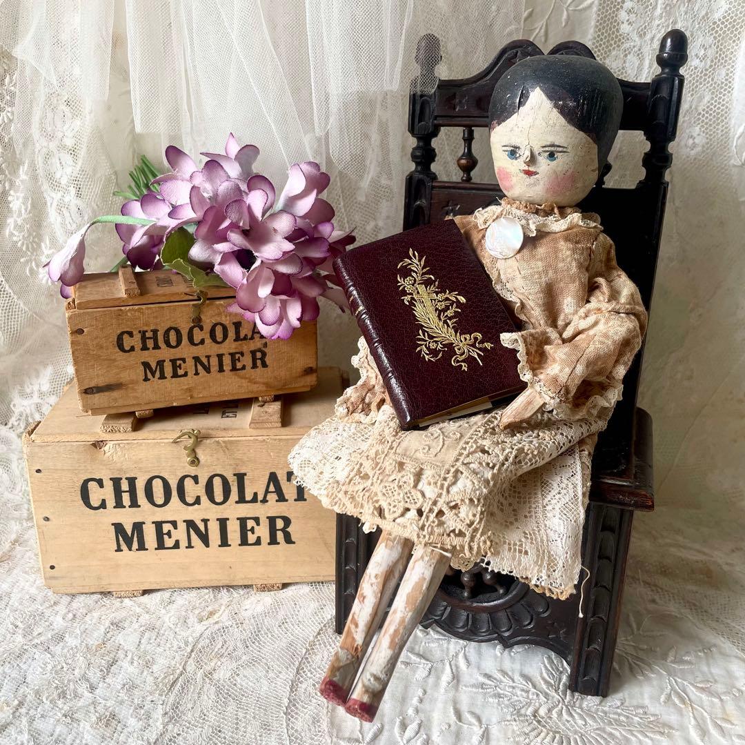 19世紀の小さな本　1892年　ミニブック　レザー金彩祈祷書フランスアンティーク