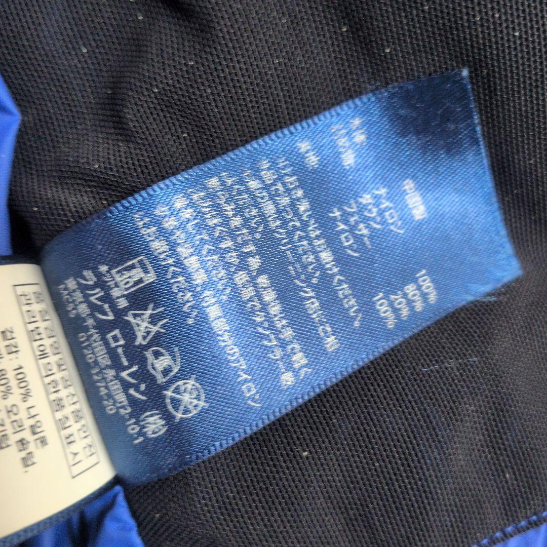 ラルフローレン ビッグポニー ダウンジャケット 刺繍ロゴ 紺 S